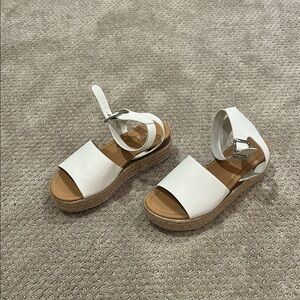 SHEIN White Platform Sandals